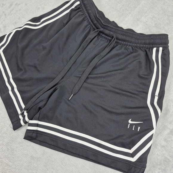 Nike Pants - Nike Fly Crossover Basketball Shorts Black White Dri-FIT DH7325-010 Womens 6"